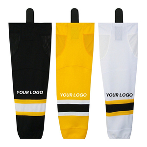 Chaussettes de hockey sur glace en coton de haute qualité, respirantes, extensibles, hauteur genou, écologiques, pour uniforme d'équipe professionnel, entraînement, vente en gros - Product Image 6
