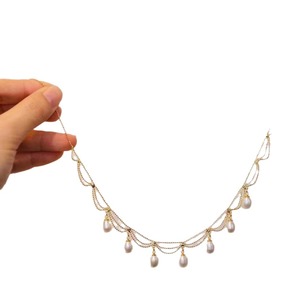 Collier de style dentelle rétro de haute qualité, tempérament polyvalent, lumière intense, perles d'eau douce naturelles impeccables, produit haut de gamme - Product Image 5