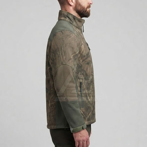 Veste softshell de chasse pour homme personnalisée, légère, résistante au vent, respirante, avec poches zippées utilitaires - Product Image 5