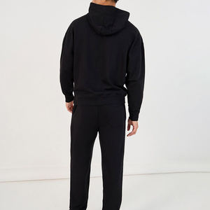 Ensemble 2 pièces sweat à capuche zippé et pantalon de survêtement – Tenue d'hiver confortable et respirante - Product Image 5
