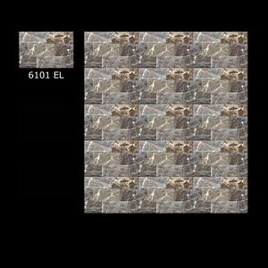 Modern Pattern Ceramic Glazed <b>Wall</b> Tiles Satin Finish Stone Imitation Texture Outdoor Kitchen Design 25x37.5cm Rectified - Product Image 2