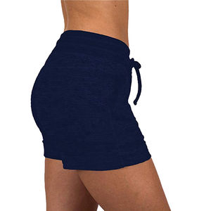 Pantalones Cortos de Ciclismo de Verano para Mujer, de Cintura Alta, Estilo Casual, con Botones, Holgados, Deportivos, para Chicas, de Color Sólido, con Cintura Elástica - Product Image 5