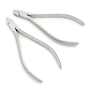 Samroz Orthodontic Torquing <b>Pliers</b> Instrument <b>Set</b> of 2 Pieces Dental Bending Archwire 12cm Surgical Stainless Steel CE - Product Image 3
