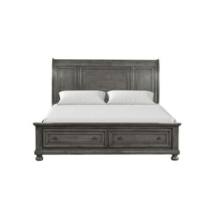 Cama matrimonial Meade G8905A FB en gris con cajas incluidas - Product Image 4