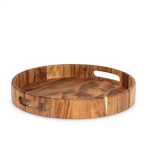 Bandeja de Servir de Madera Hecha a Mano, Ideal para Celebraciones Culturales y Reuniones Familiares - Product Image 5