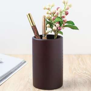 Export Quality Wooden Pen Stand Pencil Holder for Office <b>Desk</b> Storage Organizer <b>Compact</b> Space Saving Design Available For Sale - Product Image 5