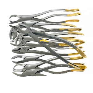 Pinzas de extracción dentales alemanas de primera calidad para procedimientos de extracción profesionales y precisión clínica - Product Image 5