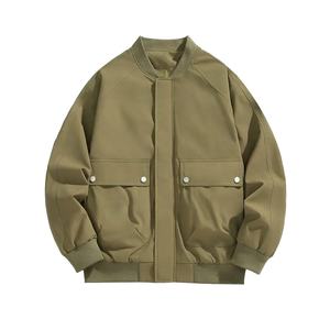 Vestes bomber pour hommes sur mesure en gros, coupe coupe-vent, style coupe-vent, avec décoration de logo, nouveau design de mode, veste bomber - Product Image 6