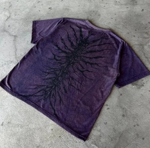 Camiseta con Estampado de Peces Estilo Japonés, Personalizada, de Algodón, Holgada, Estilo Urbano, Moda de Verano, Alta Calidad, para Exportación - Product Image 2
