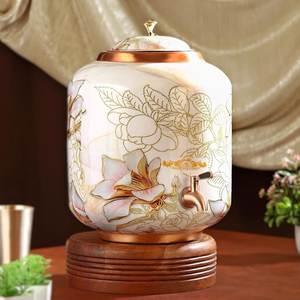 Dispensador de Bebidas de Cobre con Grifo y Recipiente para Almacenamiento de Agua, para Hogar, Hotel, Restaurante, Proveedor OEM, Artículos Decorativos - Product Image 2