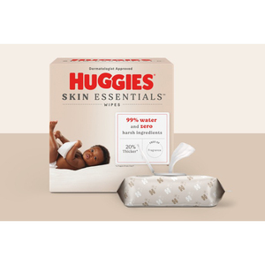 Pañales para Recién Nacidos Suaves, Delicados e Ideales para la Piel Sensible del Bebé Huggies Skin Essentials - Product Image 3