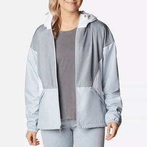 2026 Customizable Lightweight Women's High Street Winter Windbreaker Stand Waterproof Plain Pullover <b>Jacket</b> <b>Canvas</b> Polyester - Product Image 2