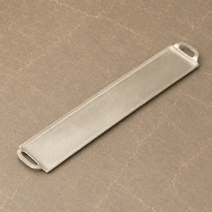 Juego de Bandejas de Servir de Aluminio con Acabado Dorado de Lujo, Superficie Texturizada, Diseño Rectangular Largo, Elegante Plato de Presentación para Eventos - Product Image 3