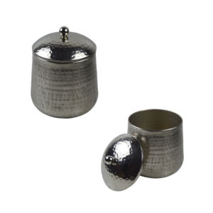 Juego de Recipientes Metálicos para Almacenamiento, Económicos y Coloridos, con Tapa, para Cocina, Redondos, Decorados, para Azúcar - Product Image 3