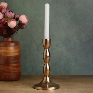 Candelabro Cónico Negro Mate Moderno – Portavelas de Metal Hecho a Mano para Decoración Romántica de Mesa de Comedor y Bodas - Product Image 5