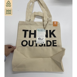 Bolsa de Compras Promocional de Lona de Algodón de 310 GSM, 38x42x20 cm, con Logotipo Personalizado, Venta al Por Mayor, Modelo OEM SNCH101A - Product Image 3