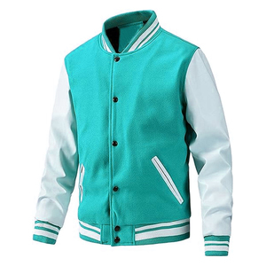 Custom Logo Front Design Baseball Letterman Varsity Jacket-100% Wool Eco-Friendly Waterproof Reversible Unisex <b>Winter</b> <b>Coat</b> - Product Image 5