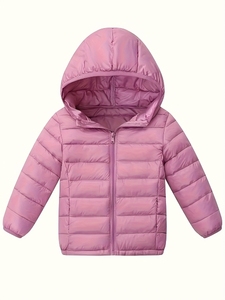 Vêtements d'hiver pour filles, veste matelassée respirante pour filles, polyester de haute qualité, vêtements d'extérieur décontractés pour filles, logo personnalisé - Product Image 2