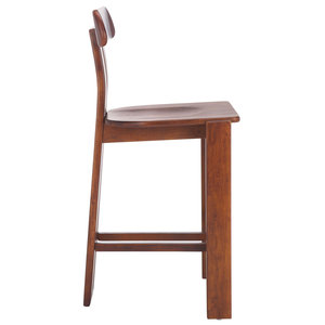 Modern Solid Wood Counter Chair Kitchen <b>Dining</b> <b>Stool</b> for Cafe Restaurant Home <b>Dining</b> Room Furniture Design - Product Image 3