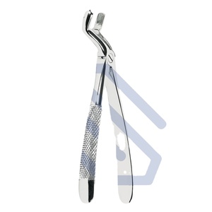 Instrumentos quirúrgicos dentales certificados CE, fórceps de extracción con patrón izquierdo inglés, manual de terceros molares superiores, n. ° 67 1/2R de acero inoxidable - Product Image 1