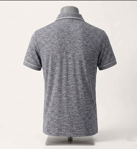 Polo moderne slim fit avec bordure contrastée, tissu luxueux au toucher doux, polo décontracté pour homme, personnalisable, uniforme d'équipe, manches courtes, chemises de sport - Product Image 4