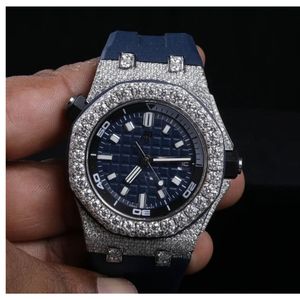 นาฬิกาเพชรคุณภาพสูงที่ผลิตในห้องปฏิบัติการ ราคาโรงงาน นาฬิกาเพชร DEF ที่ผลิตในห้องปฏิบัติการ ประดับเพชรเต็มเรือน - Product Image 4