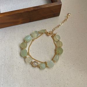 Pulsera con cuentas de cristal y diamantes de imitación Estilo romántico Hecho en China - Product Image 3