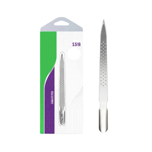 Pousse-cuticules S-516 pour salon de beauté, outils de dépose de vernis gel acrylique, nettoyeur d'ongles double extrémité pour ongles artificiels - Product Image 1