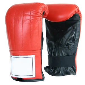 Guantes de Kick Boxing Profesionales al por Mayor, con Logotipo Personalizado, de Cuero, para Entrenamiento, Antideslizantes, con Correa de Muñeca Ajustable - Product Image 3