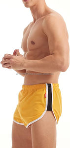 Mens Mesh Shorts 3 Inch Running Gym Athletic Workout Bodybuilding <b>Booty</b> Track Shorts Vintage Fitted Short - Product Image 3