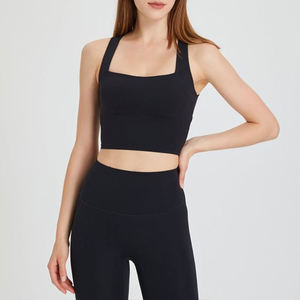 Custom Women Yoga wear Popular Quick Dry Moisture Absorption High Waist Seamless Activewear Leggings Custom Women Yoga Sets - Product Image 4