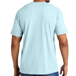 T-shirt à manches courtes et col rond hypoallergénique de qualité supérieure avec poche poitrine gauche - Product Image 3