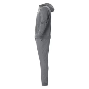 Conjunto Deportivo con Capucha para Hombre de Alta Calidad – Traje Deportivo de Color Sólido, Ropa Deportiva Informal para Gimnasio y Entrenamiento, Logotipo Personalizado - Product Image 3