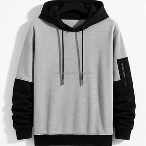 Sudadera con capucha con diseño de logotipo personalizado 320GSM algodón Bling Streetwear sudadera para hombres y mujeres con logotipo - Product Image 6