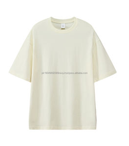 เสื้อยืดโอเวอร์ไซส์พิมพ์ลายพัฟฟ์แบบกำหนดเอง 280gsm เสื้อยืดคอกลมวินเทจผู้ชาย แฟชั่นเสื้อยืดชายทรงหลวมไหล่ตก - Product Image 4