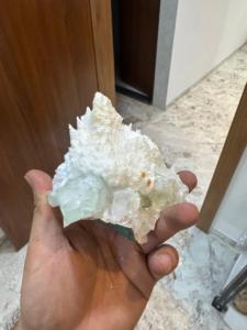 Scolecite de qualité export avec apophyllite verte et calcite |   Spécimen de cristal minéral naturel - Product Image 1