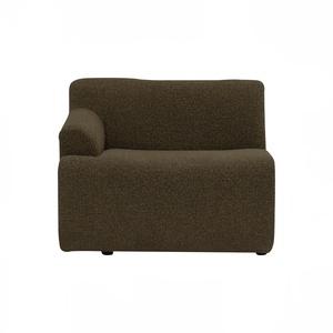 Sofá Modular Minimalista de un Solo Asiento con Brazo Derecho, Sillón Seccional de Tela, Sofá Minimalista para Sala de Espera de Oficina - Product Image 2