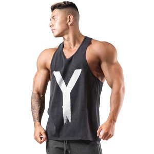 Custom Manufacturer Premium Cotton Mens Tank Top Loose Fit Fitness Mens Undershirts Sleeveless Plain Color Mens Tank Top - Product Image 2