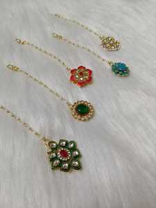 โพลกีสวยงามพร้อมมุกลาตกันมังติกก้าสำหรับผู้หญิง |   ฟอร์อะเฟด จิวเวลรี่ |   รัฐติ๊กกีแห่งราชสถาน |   ของขวัญงานแต่งงาน งานฮัลดี และงานขึ้นบ้านใหม่ - Product Image 5