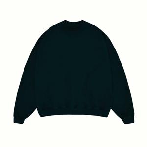 Sweat-shirt oversize en coton de qualité supérieure, personnalisable avec logo imprimé, col rond vintage en polyester, pour homme. - Product Image 1