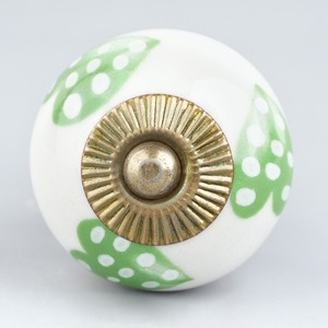 Handmade Premium Quality Green <b>Ceramic</b> Soft <b>Drawer</b> <b>Knobs</b> Dresser Cabinet Pulls Kitchen Cupboard Exterior Warehouse Handles - Product Image 2