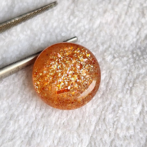 Piedras Preciosas de Cabujón de Piedra Solar Natural, Redondas, de Alta Calidad, 100% Naturales, con un Brillo Intenso y Espectacular - Product Image 2