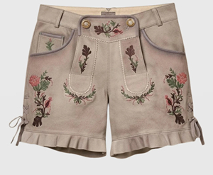 Auténticos Pantalones Cortos de Cuero Bávaro Premium, Traje Tradicional Alemán para Oktoberfest, Bordados, de Cuero Genuino, Unisex, ZASSON - Product Image 1