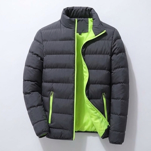 Men Black Puffer Jacket Custom Logo Hooded Winter <b>Coat</b> Warm <b>Padded</b> Streetwear Outerwear Bulk Manufacturer - Product Image 6
