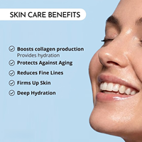 Sérum de collagène peptidique, peptides de cuivre, acide hyaluronique |   Sérum bleu raffermissant anti-rides pour le visage |   30 ml OEM/ODM Logo personnalisé