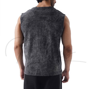 Débardeur de sport personnalisé avec logo pour homme, sans manches, pour musculation, style hoodie, coupe décontractée - Product Image 2
