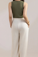 Tops de Tirantes para Mujer de Tallas Grandes, de Alta Calidad, OEM, Spandex, Algodón, Encaje, Transpirables, Ecológicos, Estilo Casual, Venta al Por Mayor, con Cintas y Borlas