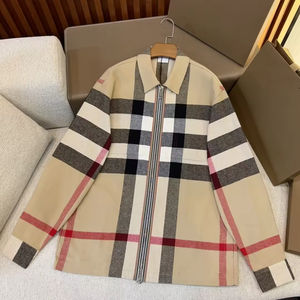 Chaqueta Casual de Otoño para Hombre, Estilo Urbano, con Estampado de Letras, Cierre de Cremallera, Procesamiento con Adhesivo - Product Image 2