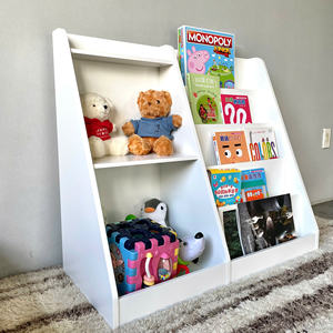 <b>Children</b> <b>Storage</b> <b>Book</b> Display Rack Organizer Cabinet Kids Bookcase for Playroom Nursery Bedroom - Product Image 2