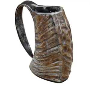 Horn beer mug Viking horn mug Nordic drinking horn <b>drinkware</b> <b>accessories</b> - Product Image 1